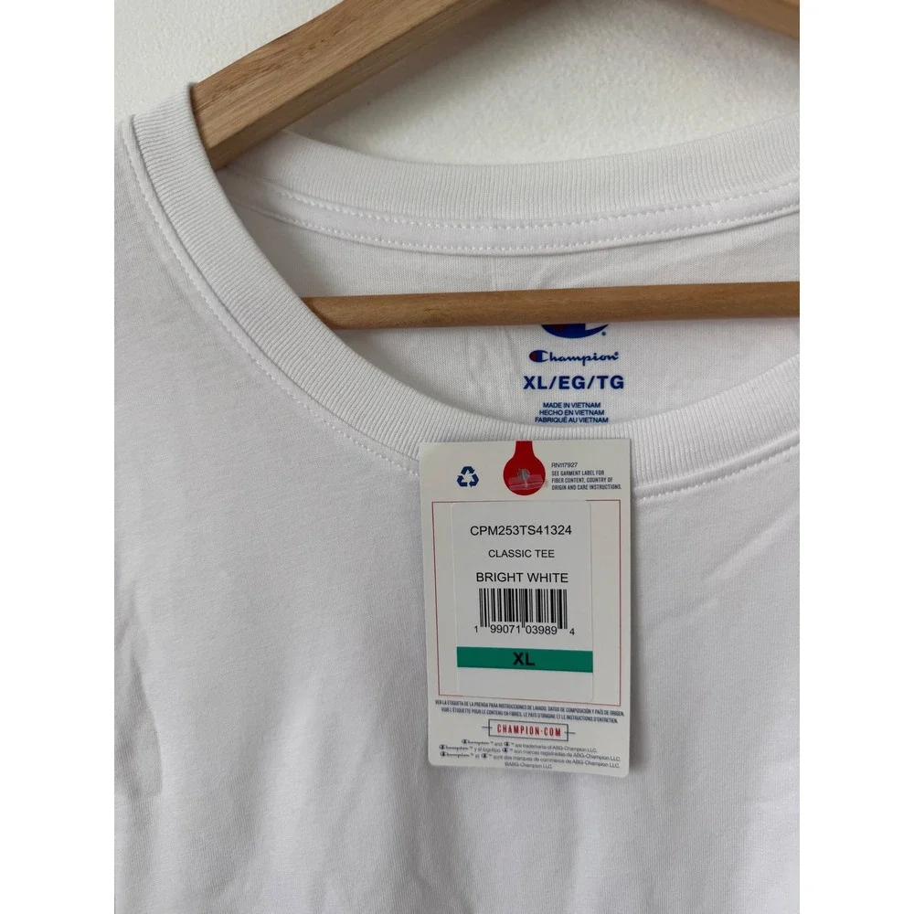 Champion Men's T-Shirt – Bright White – Size XL – NWT - Picture 3 of 4